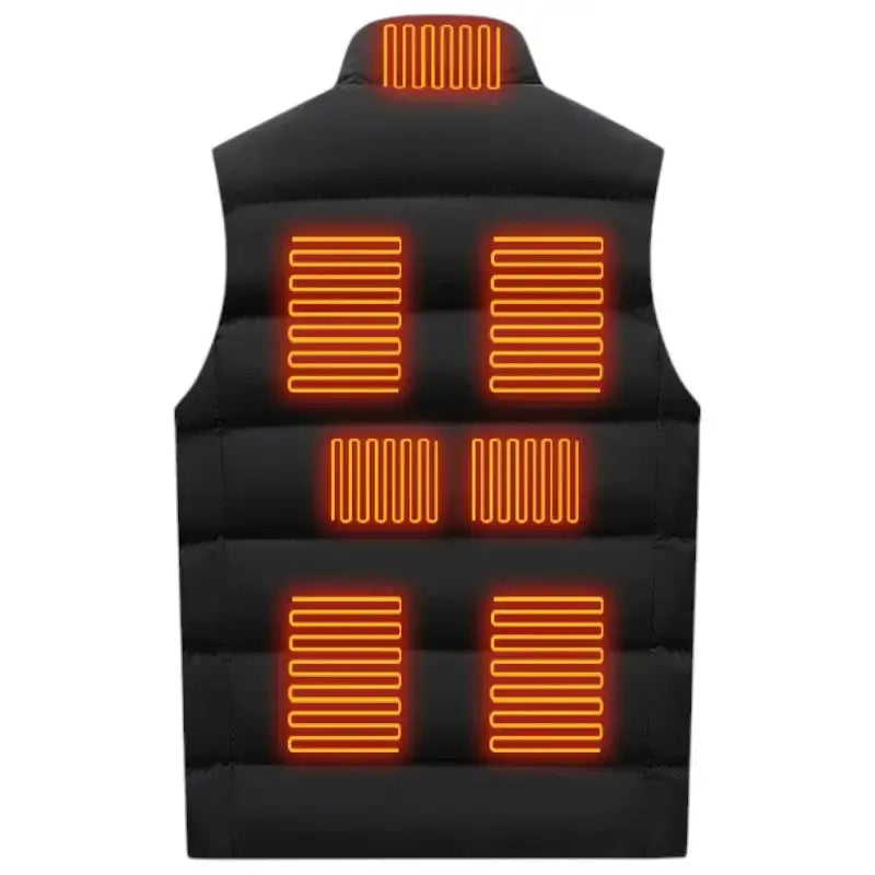 Gilet chauffant équitation sans manche