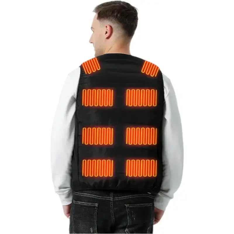 Gilet chauffant homme grande taille 3xl