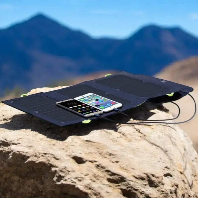 Chargeur solaire pour randonnée