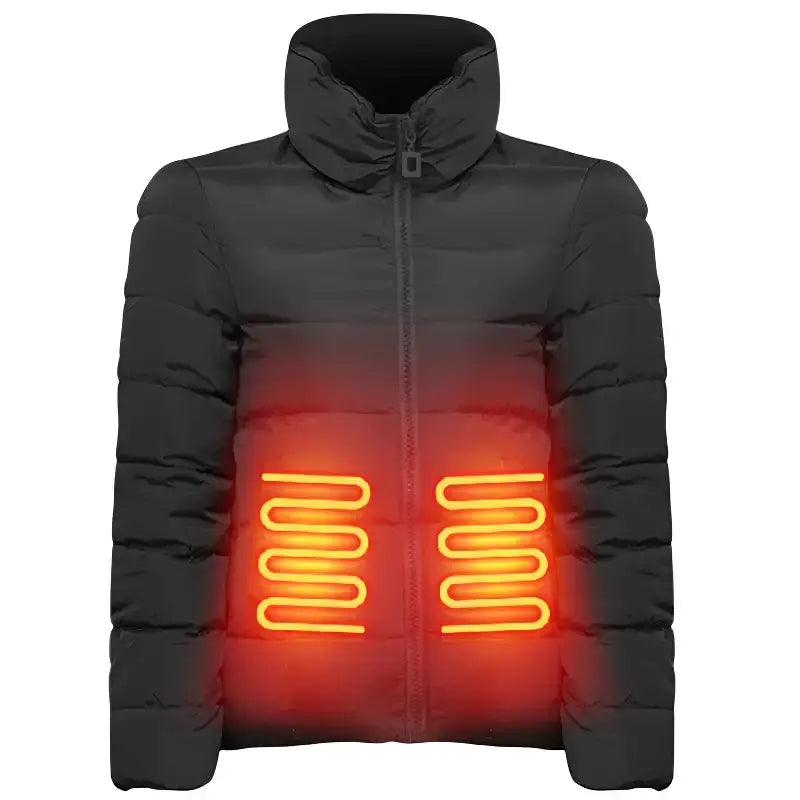 Veste chauffante femme polyester réglable