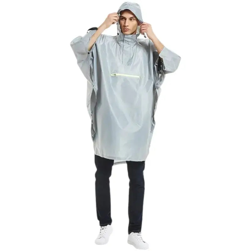Poncho chasse orange haute visibilité