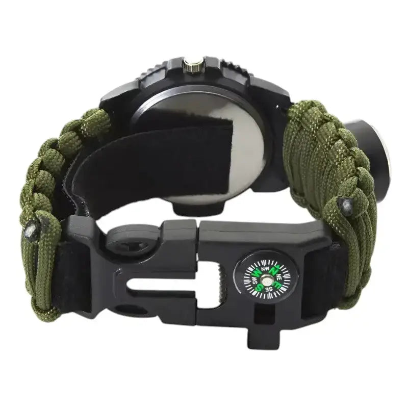 Montre militaire bracelet paracorde boussole