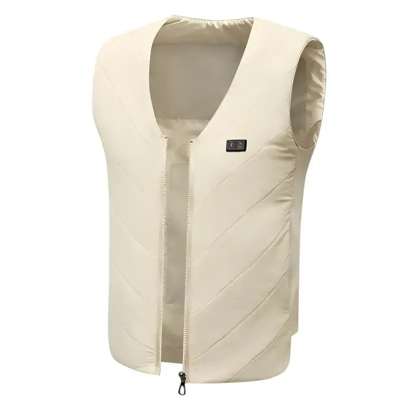 Gilet chauffant femme blanc usb