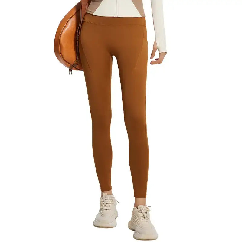 Legging randonnée femme avec poches latérales