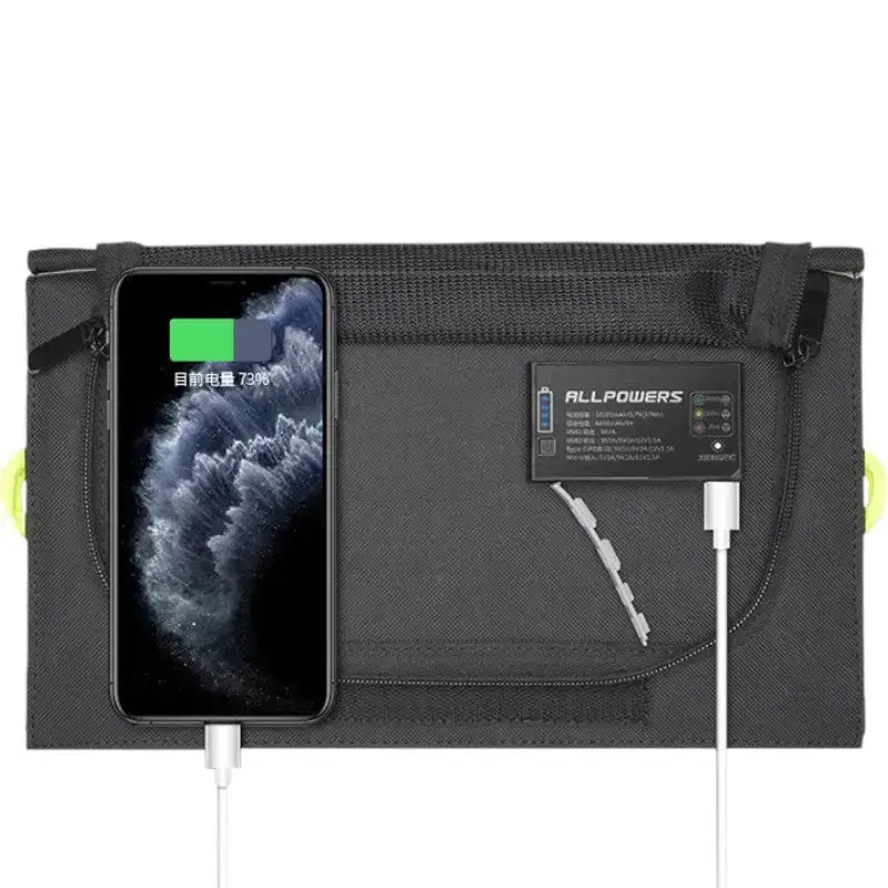 Chargeur solaire pour randonnée