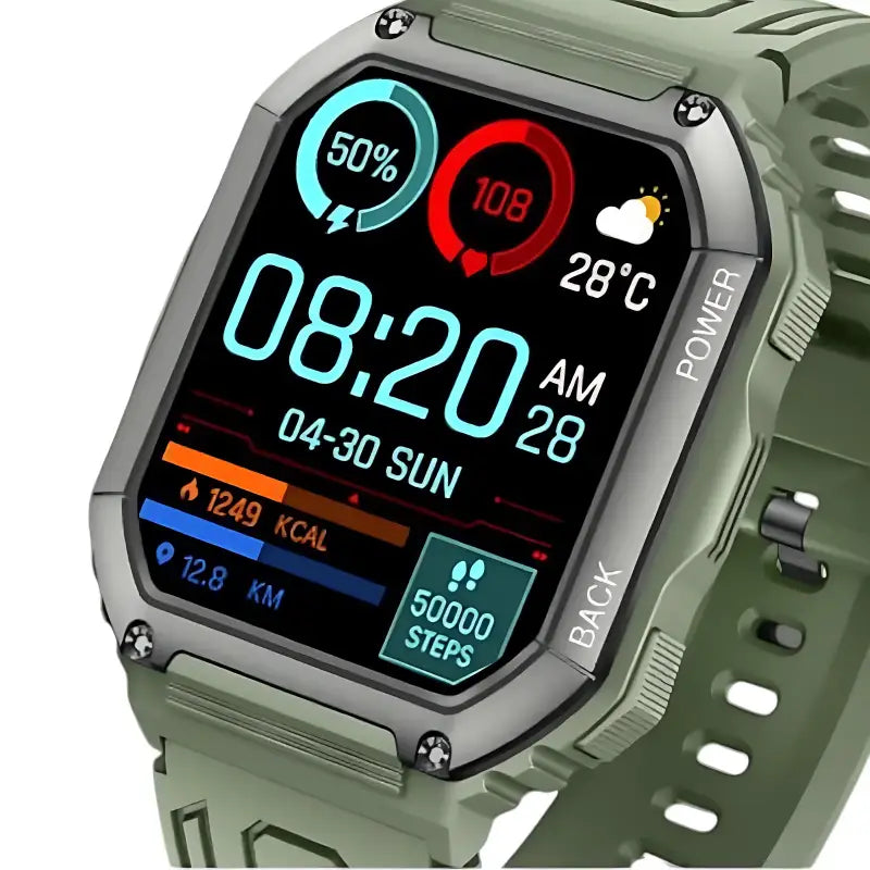 Montre connectée fitness écran tactile