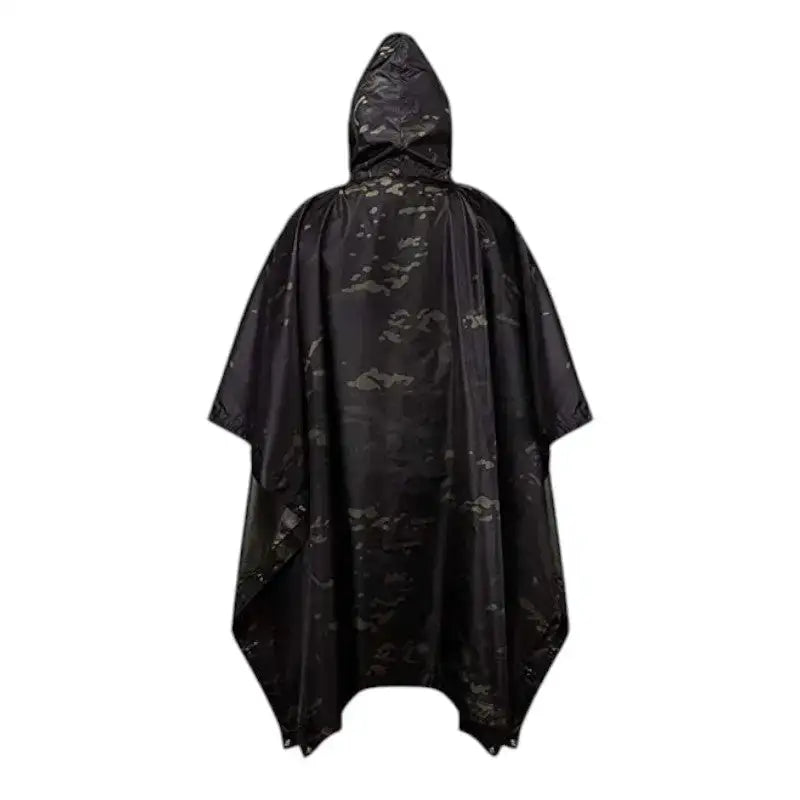 Poncho camouflage imperméable randonnée