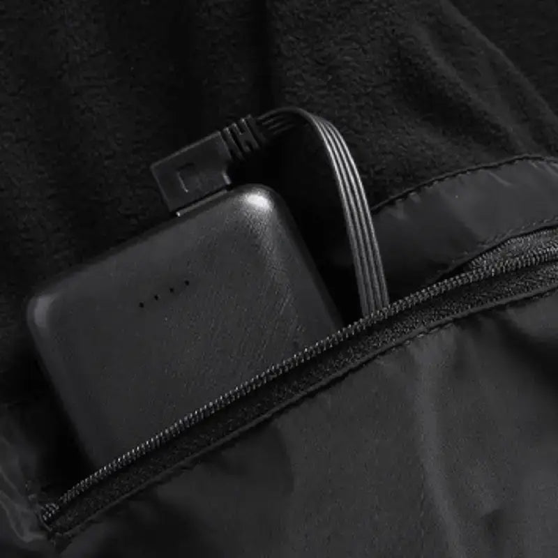 Gilet chauffant homme sans manche polyester