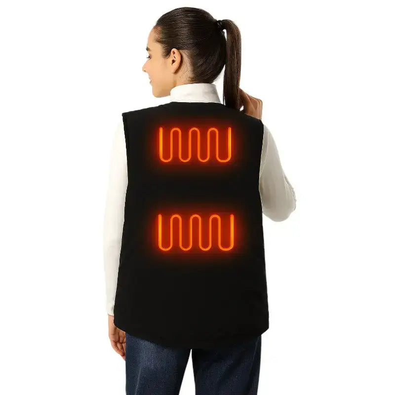 Gilet chauffant ski sans manches