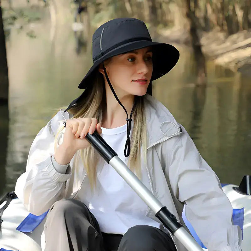 Chapeau randonnée femme anti-uv fonctionnel