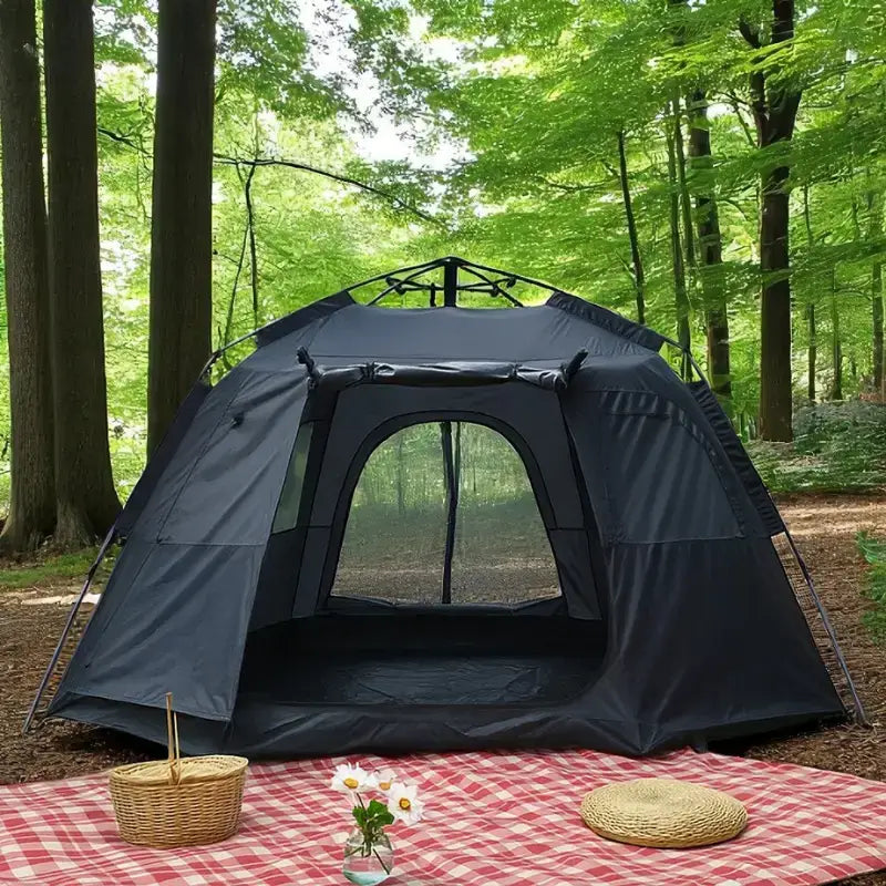 Tente dôme étanche 3 places camping sol