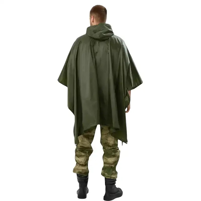 Poncho militaire vert olive