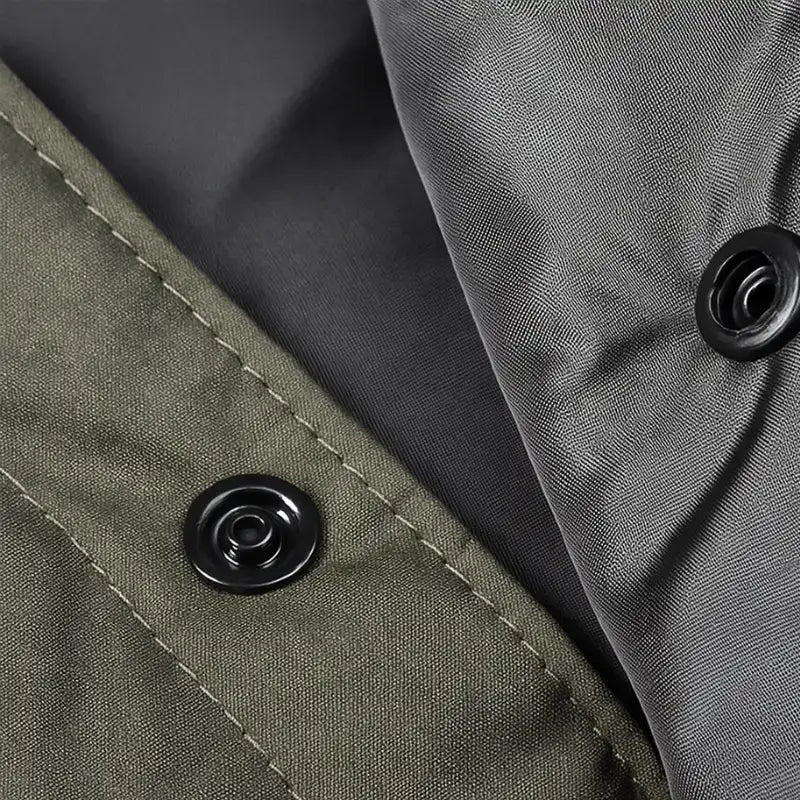 Gilet chauffant homme vert urbain