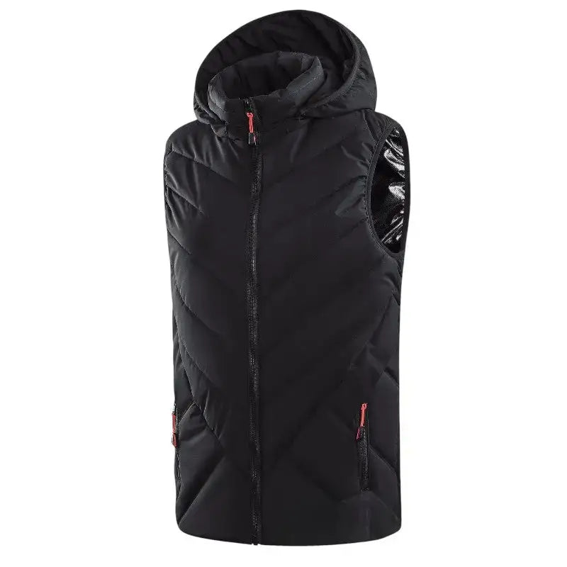 Gilet doudoune chauffant homme - 8 zones usb - capuche - outdoor