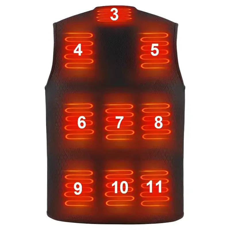 Gilet chauffant homme néoprène sport