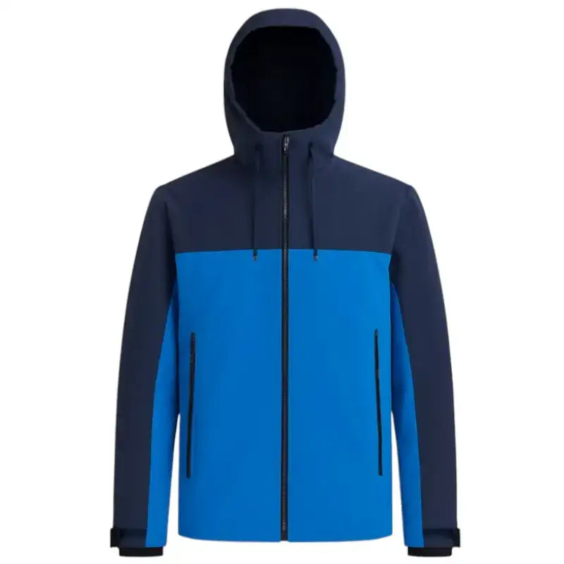 Veste randonnée homme capuche bicolore
