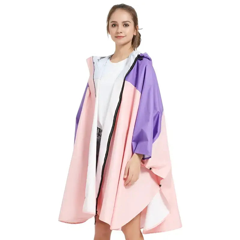 Poncho de pluie femme