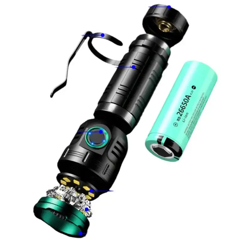 Lampe torche compacte multi-led puissante