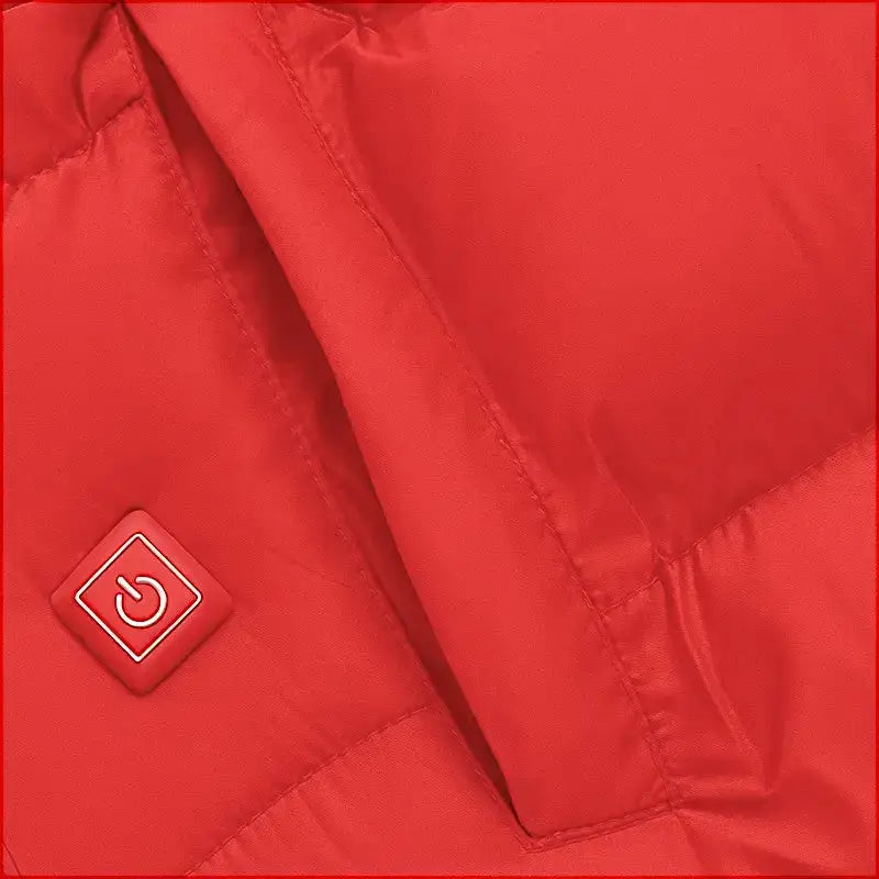Gilet chauffant homme rouge sans batterie