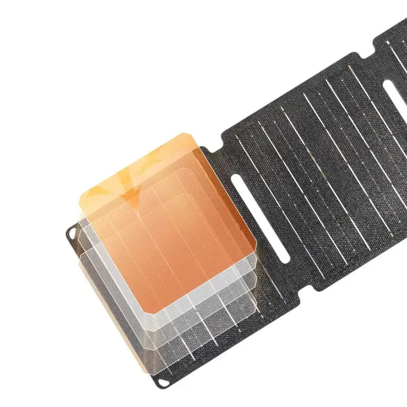 Panneau solaire randonnée outdoor exploration