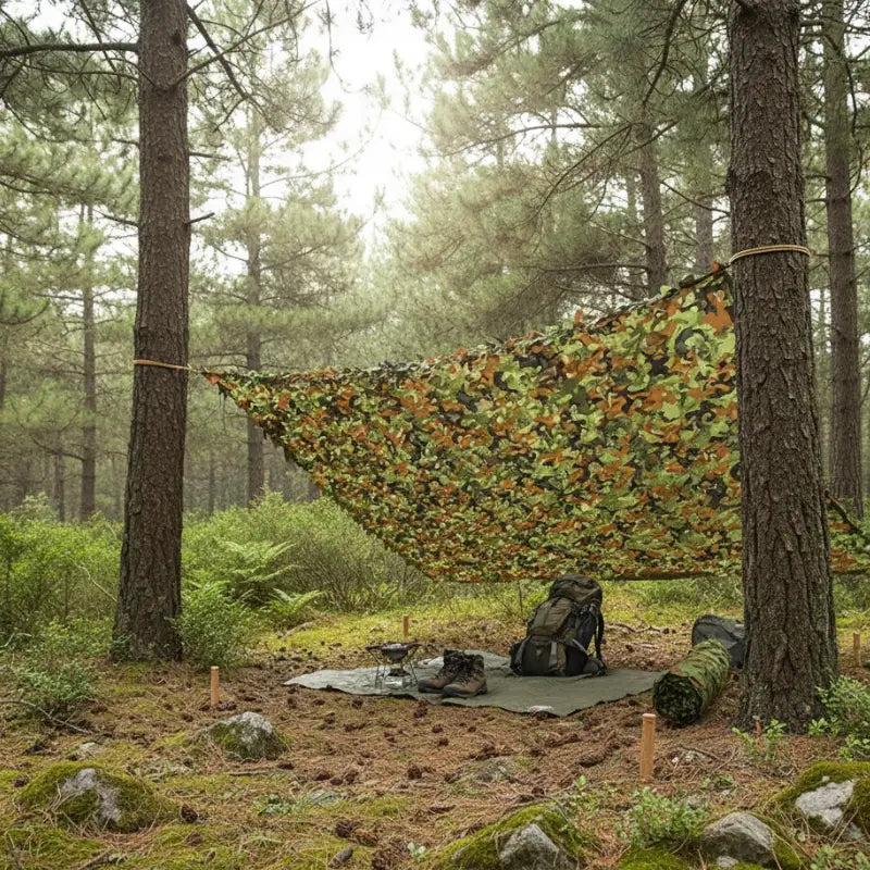 Le filet de camouflage