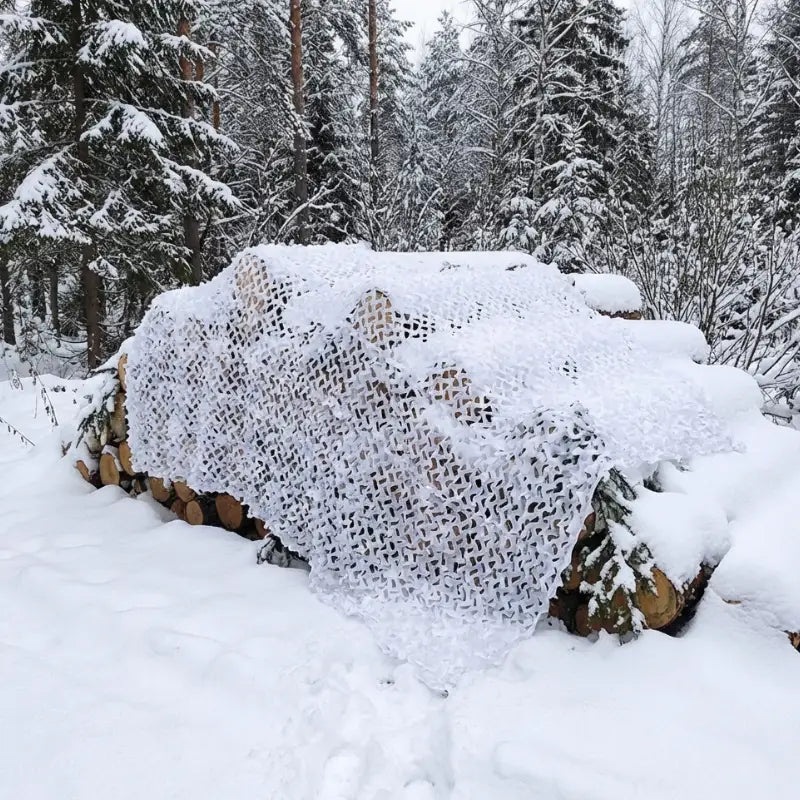 Filet camouflage blanc neige hiver