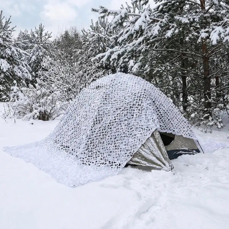 Filet camouflage blanc neige hiver