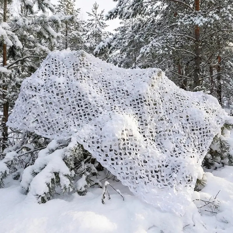 Filet camouflage blanc neige hiver