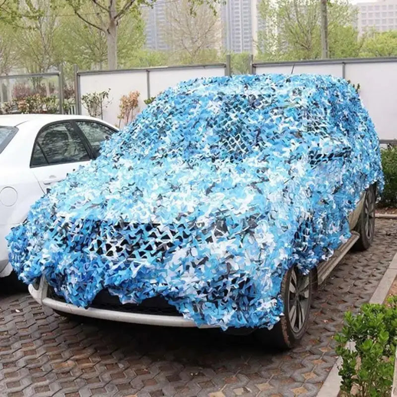 Filet camouflage bleu marine nautique
