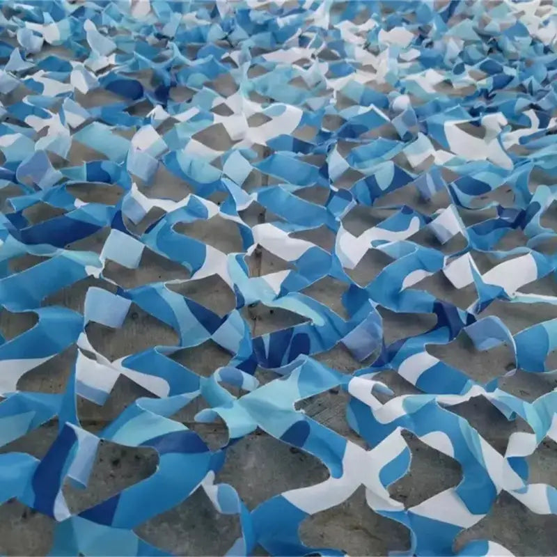 Filet camouflage bleu marine nautique