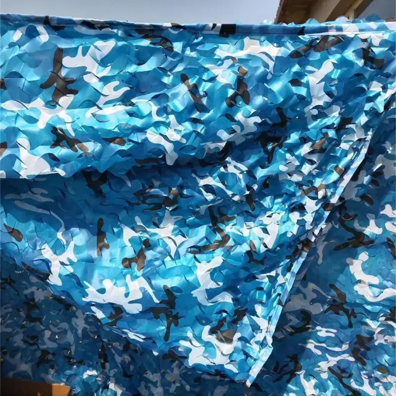 Filet camouflage bleu marine nautique