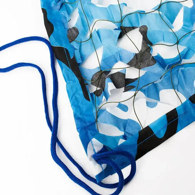 Filet camouflage bleu marine nautique