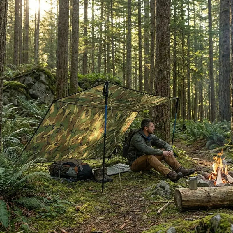 Filet camouflage chasse affût bivouac