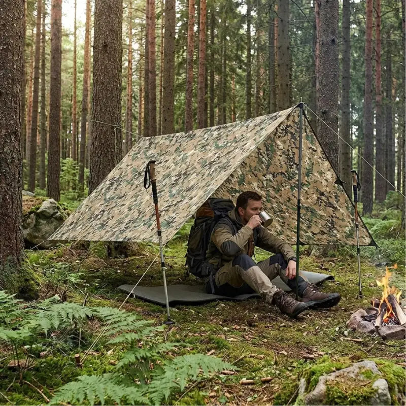 Filet camouflage chasse affût bivouac