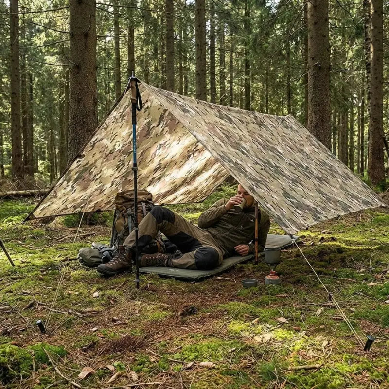 Filet camouflage chasse affût bivouac