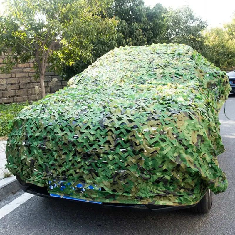 Filet camouflage grand véhicule vert forêt