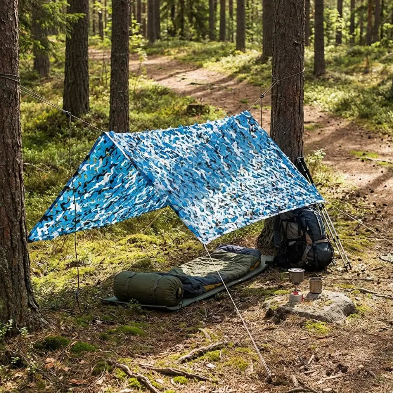 Filet camouflage grand véhicule vert forêt