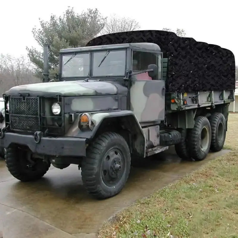 Filet camouflage grand véhicule vert forêt