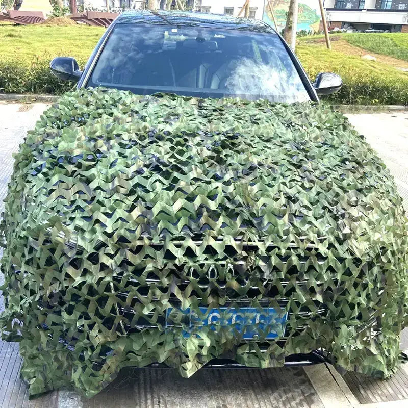 Filet camouflage grand véhicule vert forêt