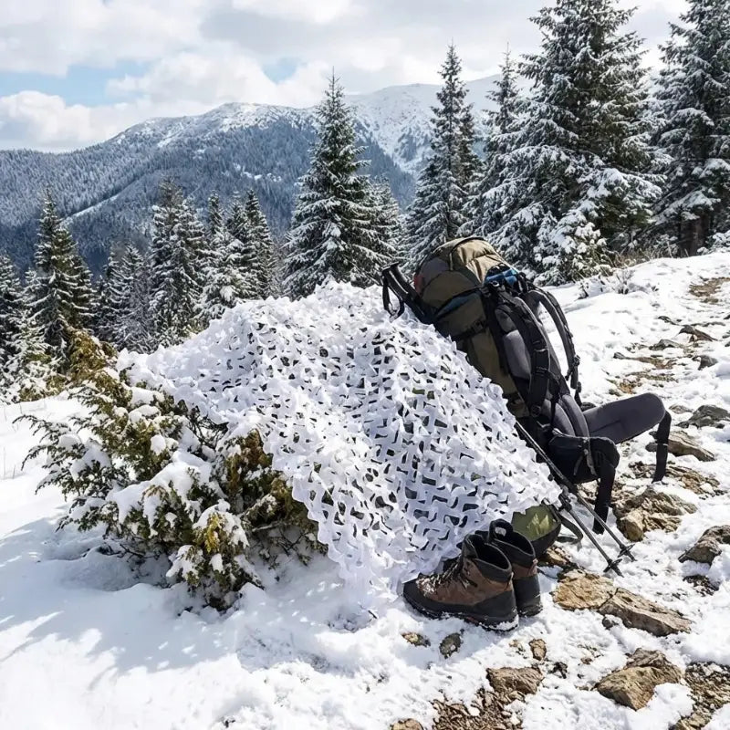 Filet camouflage grand véhicule vert forêt