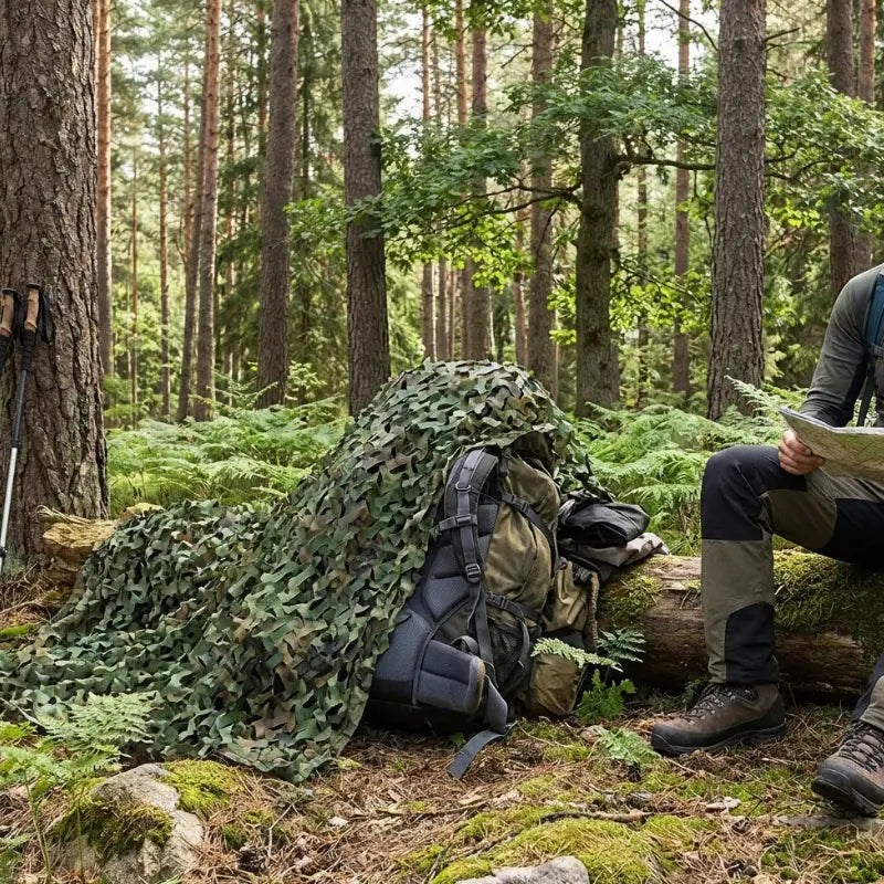 Filet camouflage polyvalent chasse déco