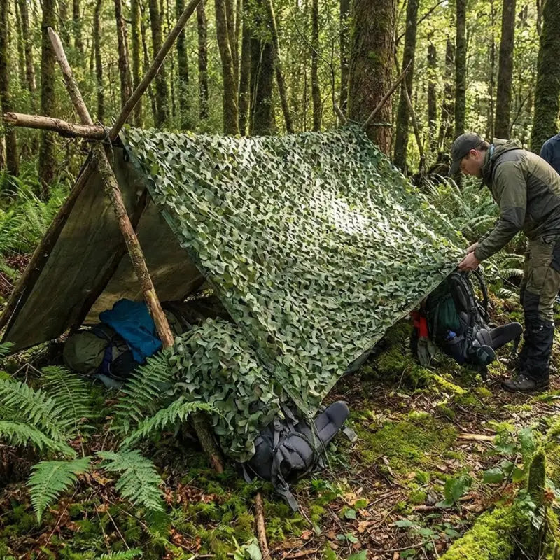 Filet camouflage polyvalent chasse déco