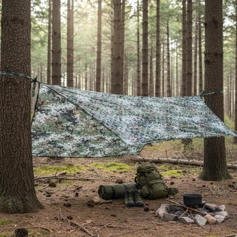 Filet camouflage renforcé chasse militaire