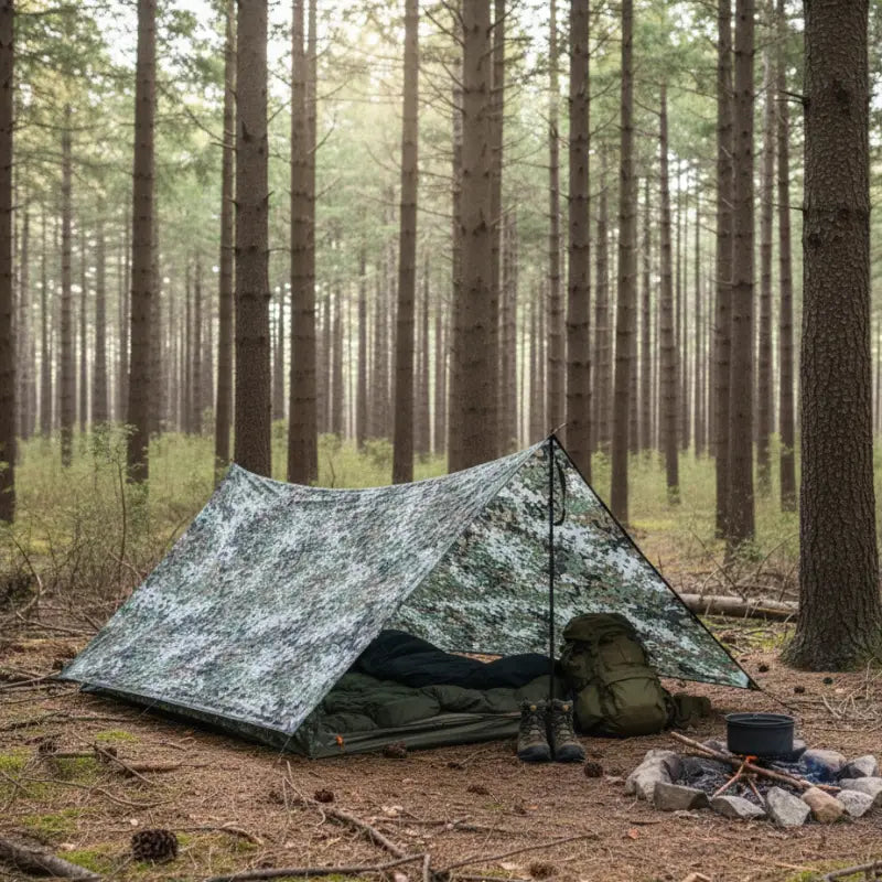 Filet camouflage renforcé chasse militaire