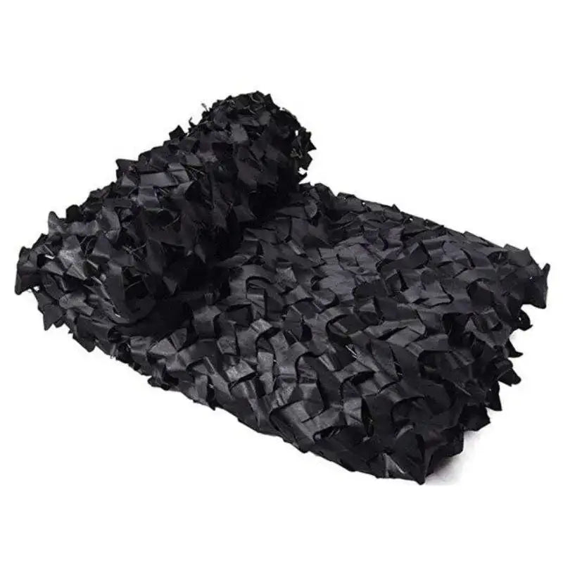 Filet camouflage renforcé noir bivouac