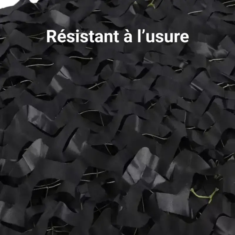 Filet camouflage renforcé noir bivouac
