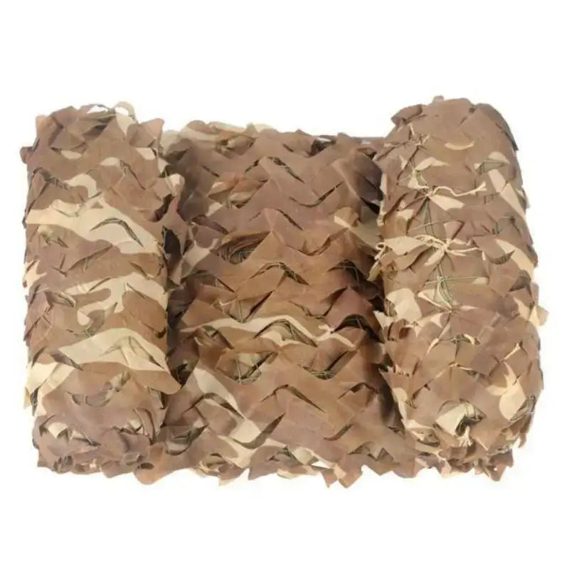 Filet camouflage sable désert aride beige