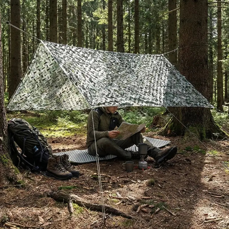 Filet de camouflage vert 3x6