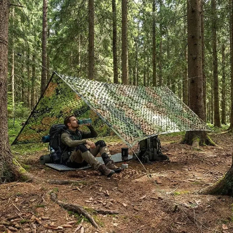 Filet de camouflage vert 3x6