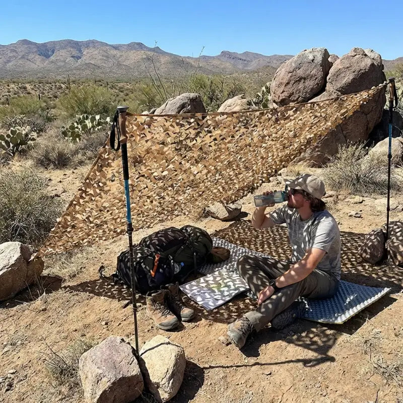 Filet de camouflage vert 3x6